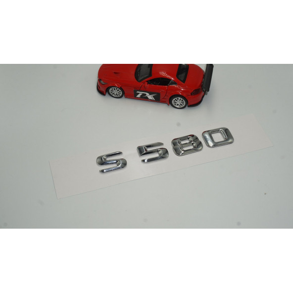 Benz S580 Maybach Bagaj Krom Metal 3M 3D Yazı Logo - 2