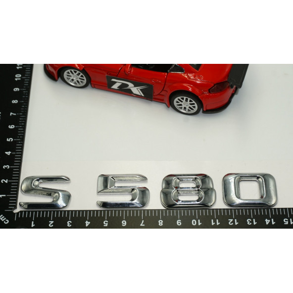 Benz S580 Maybach Bagaj Krom Metal 3M 3D Yazı Logo - 5