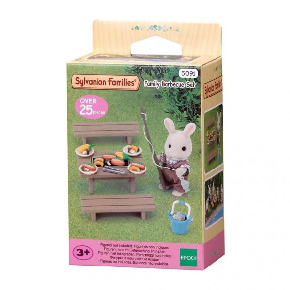 5091 Sylvanian Families Aile Barbekü Seti - figürler ayrı satılır +3 yaş