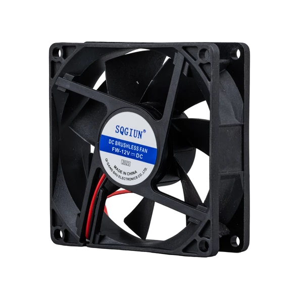POWERMASTER IC-216 FIRÇASIZ DC FAN 80X80X25MM 12 VOLT 2 PİN - 2