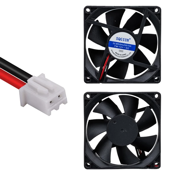 POWERMASTER IC-216 FIRÇASIZ DC FAN 80X80X25MM 12 VOLT 2 PİN