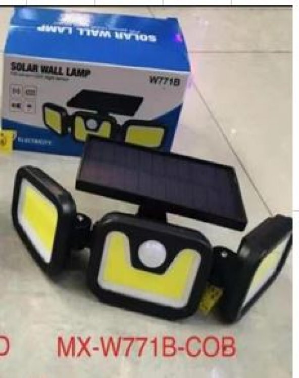 POWERMASTER MX-W771B SOLAR AYDINLATMALI DUVAR LAMBASI