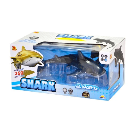 3327 Kumandalı Şarjlı Köpek Balığı 30 cm -Sunman - 7