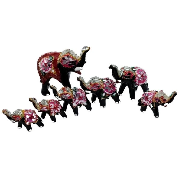 Dekoratif Yedili Bereket Filleri Polyester Şans Servet Hediye - Resim 3