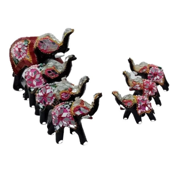 Dekoratif Yedili Bereket Filleri Polyester Şans Servet Hediye - Resim 4