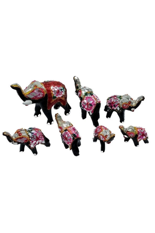 Dekoratif Yedili Bereket Filleri Polyester Şans Servet Hediye - Resim 11