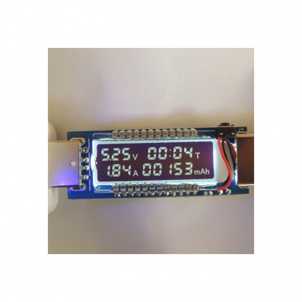 Keweisi Usb Voltmetre Ampermetre Usb Şarj Kapasitesi Test Cihazı A74 - 2