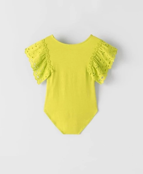 Dantelli Çocuk Body - 9