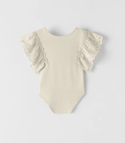 Dantelli Çocuk Body - 7