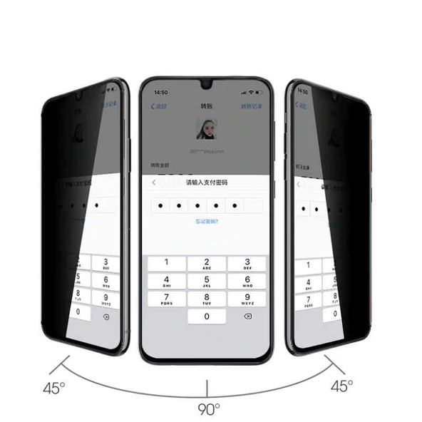 Samsung Galaxy M23 Davin 5D Privacy Cam Ekran Koruyucu - 5