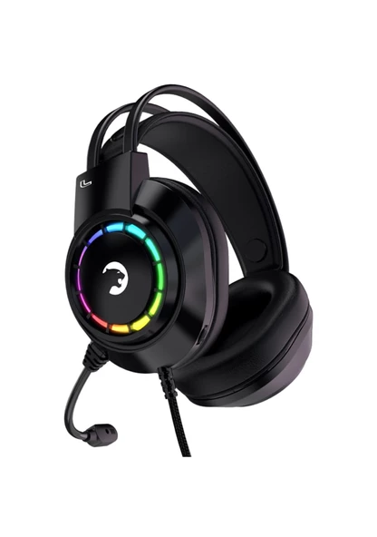 GamePower Voldon Siyah 7.1 Surround Rainbow Gaming Kulaklık - 4