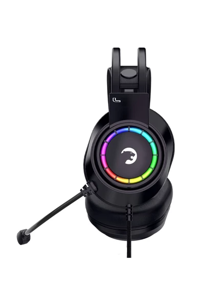 GamePower Voldon Siyah 7.1 Surround Rainbow Gaming Kulaklık - 3