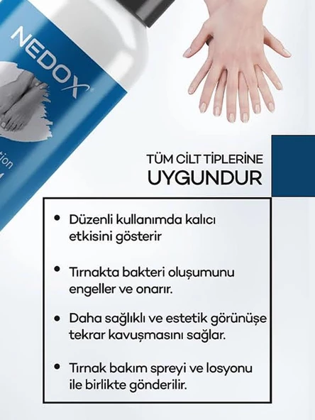 Nedox Tırnak Bakım Spreyi Ve Losyonu 50ml+50ml - 4