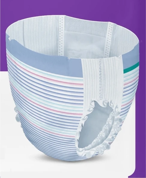 Canped Kids Çoçuklar Için Külot Bez Tekstil Yüzeyli Yaş8-15 (27-57kg) 48 Adet (6pk8) - 4