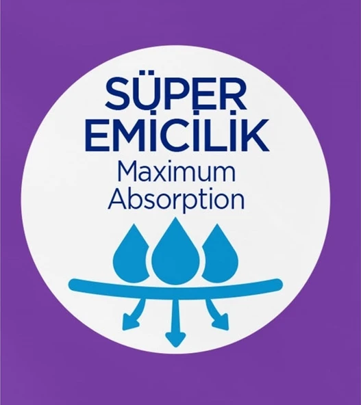 Canped Kids Çoçuklar Için Külot Bez Tekstil Yüzeyli Yaş8-15 (27-57kg) 48 Adet (6pk8) - 3