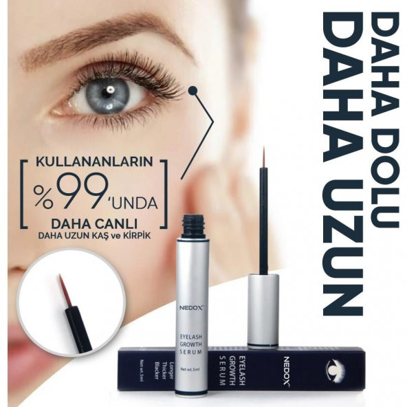 NEDOX Kaş Ve Kirpik Uzatıcı, Onarıcı, Besleyici Ve Güçlendirici Bakım Serum Garantili 5 ml - 3