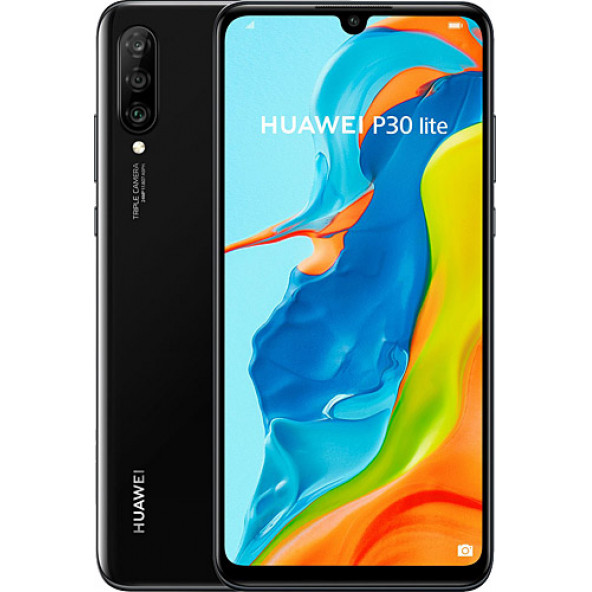 HUAWEİ P30 LİTE 128GB SİYAH KUTULU FATURALI 1 YIL GARANTİLİ