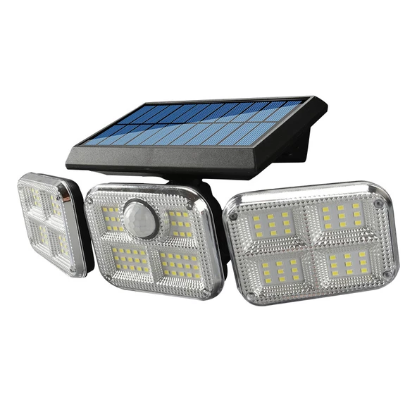 Powermaster FL-1727 Sensörlü 120 Ledli Solar Lamba