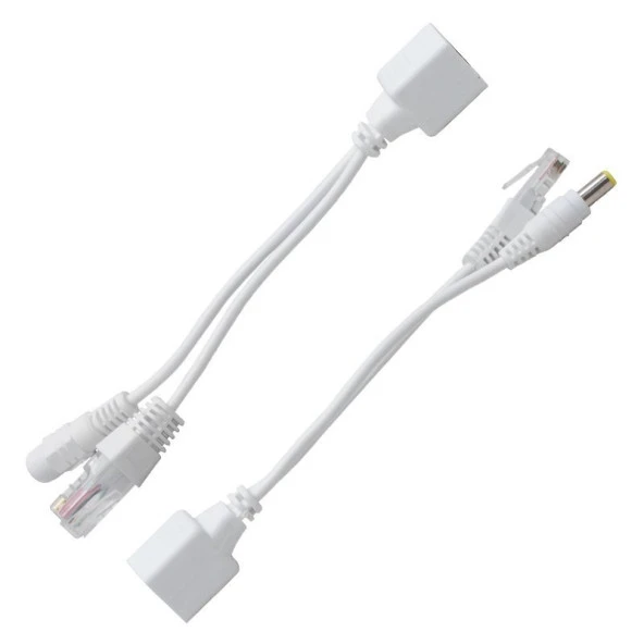 POWERMASTER PASİF POE SPLITTER DİŞİ ERKEK POWER UÇ IP KAMERA POE KABLOSU - 3