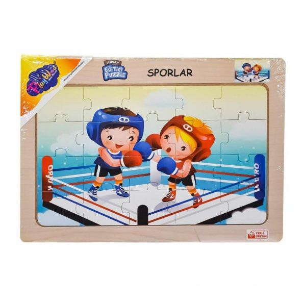 ONY-85-86-87-88 Ahşap Eğitici Puzzle Sporlar -Onyıl - 4