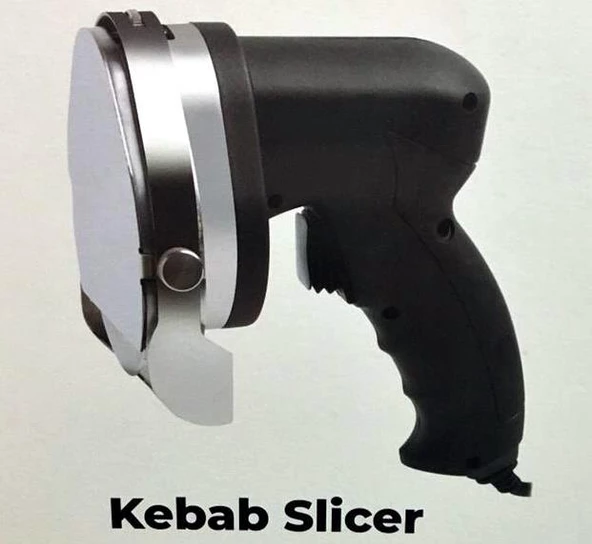 Döner Kesme Makinası Elektirikli+Yedek Tavuk Döner Kesme Bıçağı+Yedek kayış+Bileme taşı-RDC - 3
