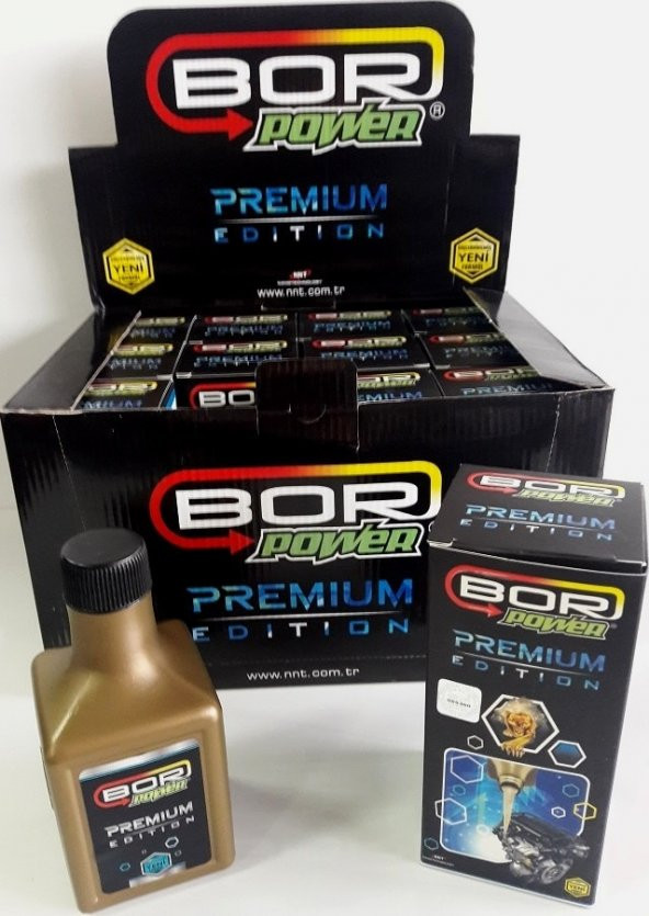 NNT Bor Power Premium Edition Motor Yağ Katkısı 250 ml 24 ADET (2 KOLİ) FATURALI ÜRÜN