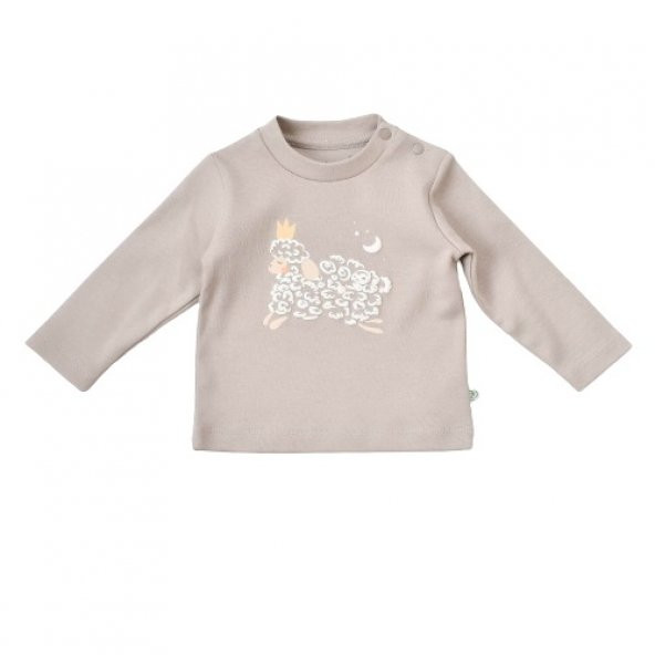 Bibaby Biorganic Curly Sheep Sweatshirt 57775 Bej