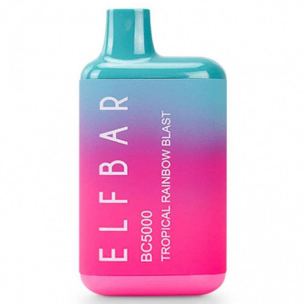 ELFBAR PUFF - TROPICAL RAINBOW BLAST 5000 PUFF TROPİKAL GÖKKUŞAĞI PATLAMASI - 1