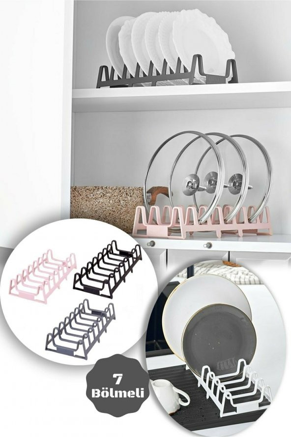 Tencere Kapağı Organizeri - Pratik Tabaklık - 4