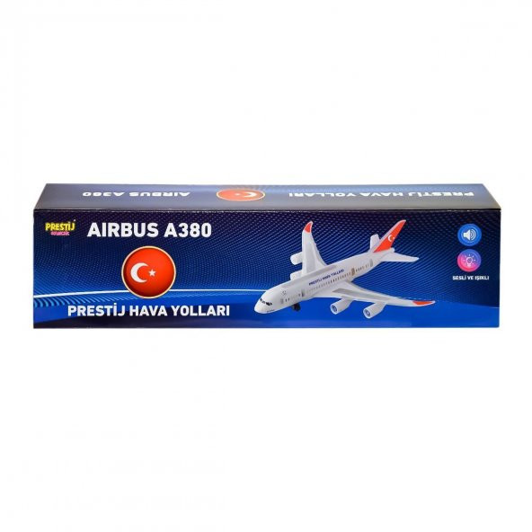 FAB 1505 Işıklı Müzikli Yolcu Uçağı A380 -Pestij - 1
