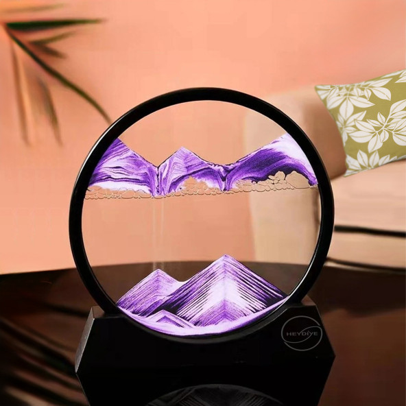 Heydiye Mistik Çöl Alegorisi Akışkan 3D Kum Tablo - 4