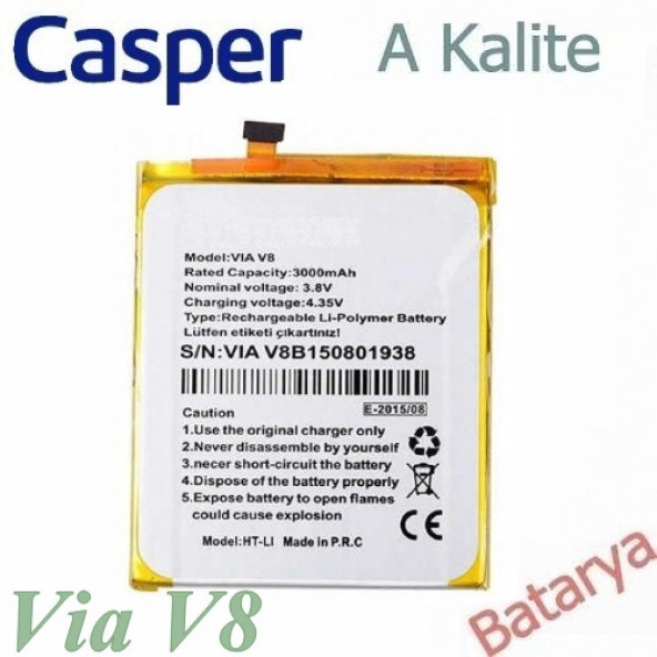 Casper Via V8 Batarya Via V8 Uyumlu Yedek Batarya