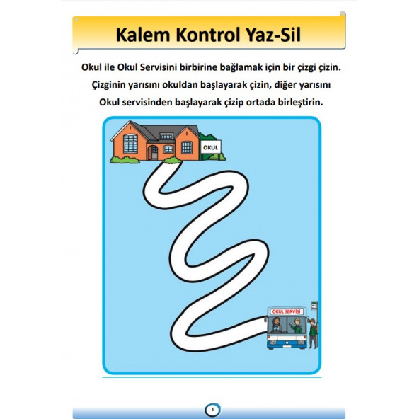 Okul Öncesi Kalem Kontrol Eğitim Seti - 2