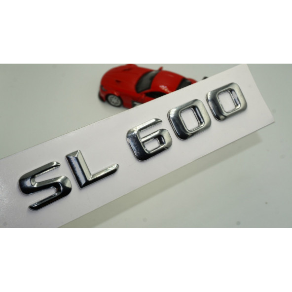 SL 600 Bagaj Krom Metal 3M 3D Yazı Logo