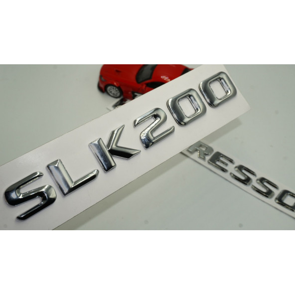 Benz SLK 200 Kompressor Bagaj Krom Metal 3M 3D Yazı Logo ürün görseli