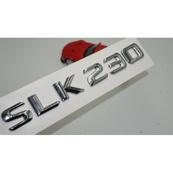 Benz SLK 230 Bagaj Krom Metal 3M 3D Yazı Logo