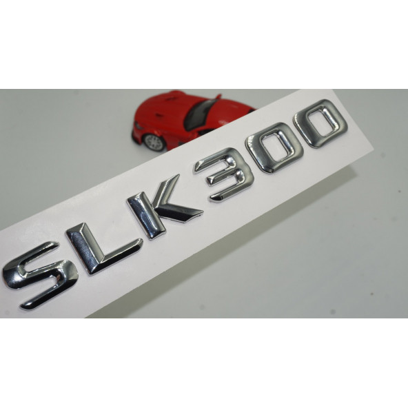 Benz SLK 300 Bagaj Krom Metal 3M 3D Yazı Logo
