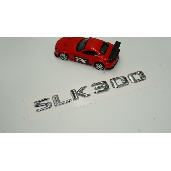 Benz SLK 300 Bagaj Krom Metal 3M 3D Yazı Logo - 2