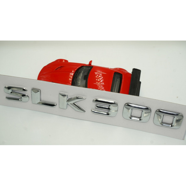 Benz SLK 300 Bagaj Krom Metal 3M 3D Yazı Logo - 4