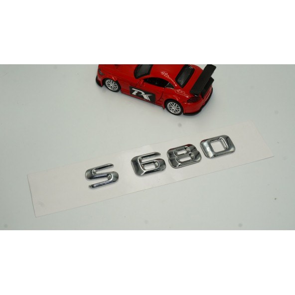 Benz S680 Bagaj Krom Metal 3M 3D Yazı Logo - 2