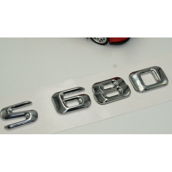 Benz S680 Bagaj Krom Metal 3M 3D Yazı Logo - 3