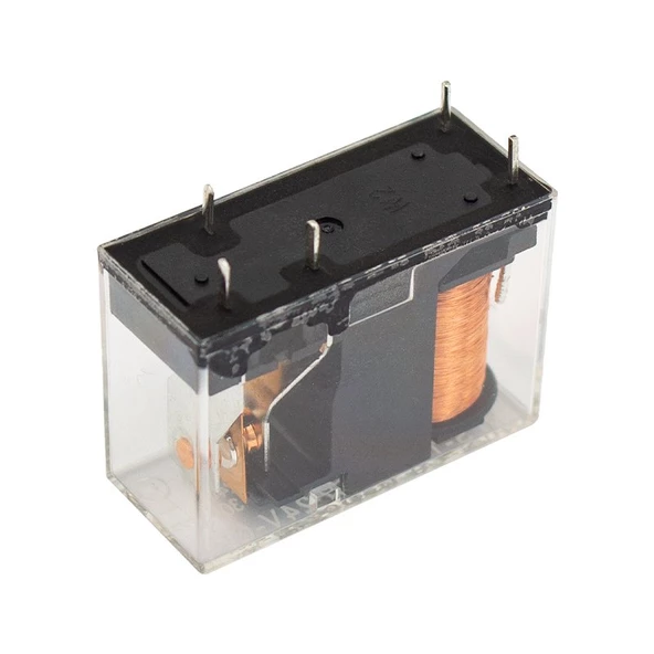 24V ROLE TEK KONTAK 5 BACAK 10 AMPER ŞEFFAF - 2