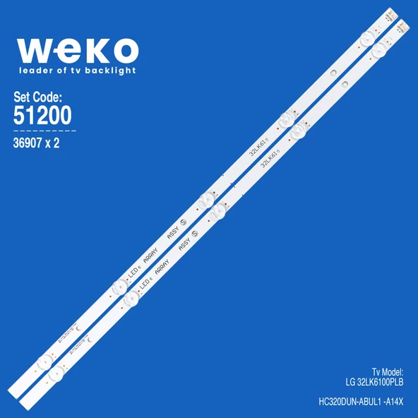 Wkset-6200 36907x2 Ssc 32lk61 Boe Fhd 5led 171020 2 Adet Led Bar