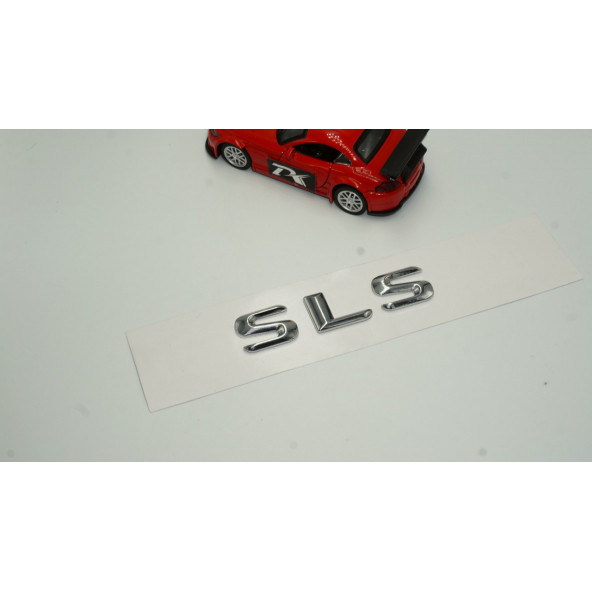 Benz SLS Bagaj Krom Metal 3M 3D Yazı Logo - Resim 2