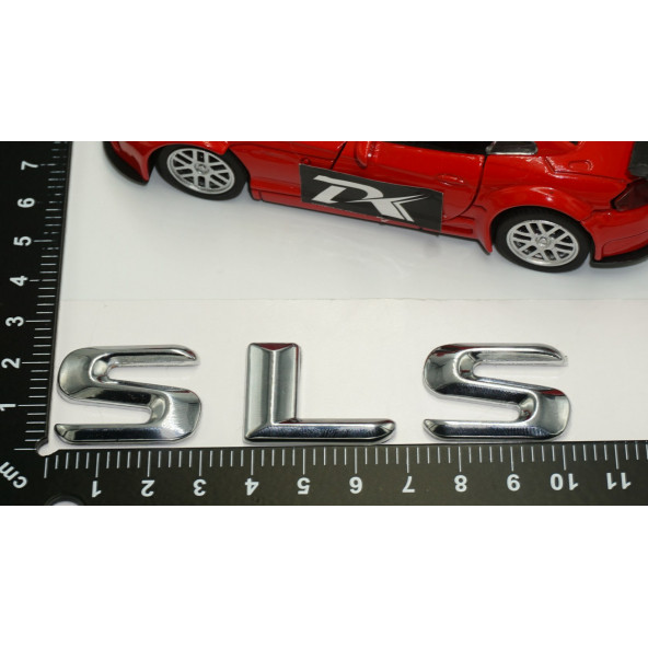Benz SLS Bagaj Krom Metal 3M 3D Yazı Logo - Resim 5