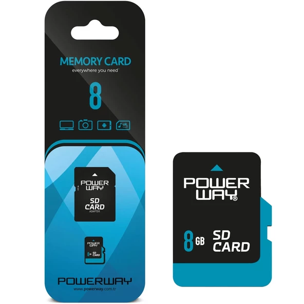 POWERWAY PWR-8 8 GB MICRO SD HAFIZA KARTI