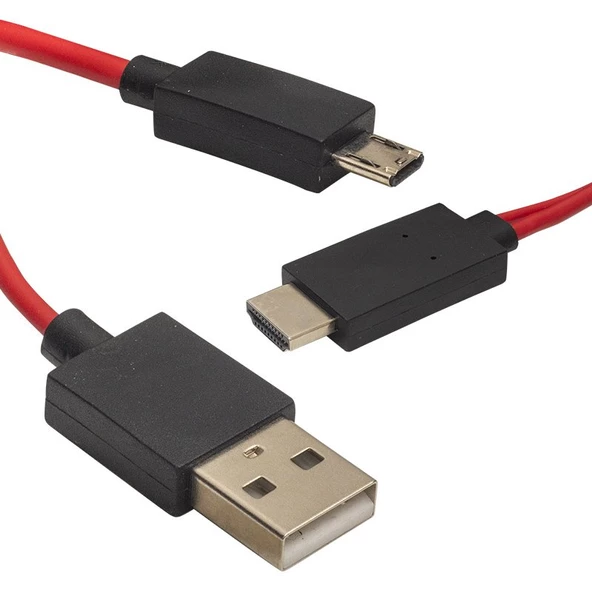 POWERMASTER HC-18 MHL KİT SAMSUNG S5 HDMI TV BAĞLANTI KABLOSU - 2