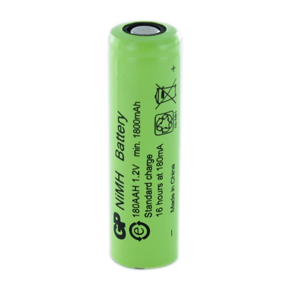 Gp 180aah 1800 Mah Düz Kafa Şarjlı Kalem Pil-92188