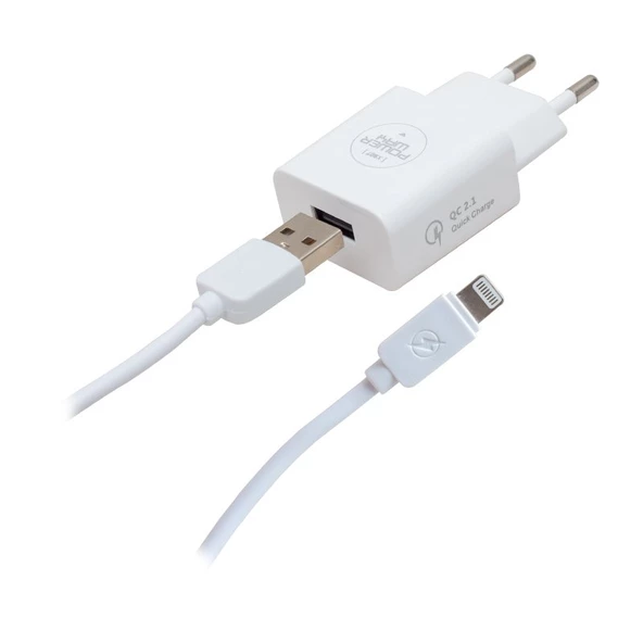 Powerway iphone Uyumlu Telefon Şarz Kablo Seti 2A X907 (538917085)