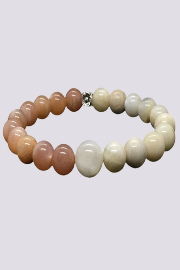 Doğal Ay Taşı & Güneş Taşı Bileklik